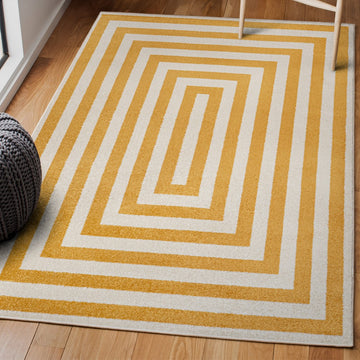 Bandol Modern Classic Mitre Stripe Area Rug